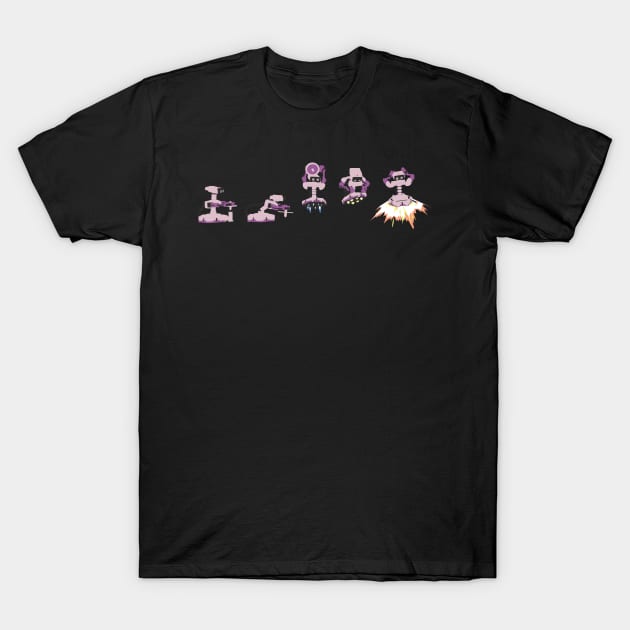 R.O.B. Gyrospike - Lavender T-Shirt by SlugKing